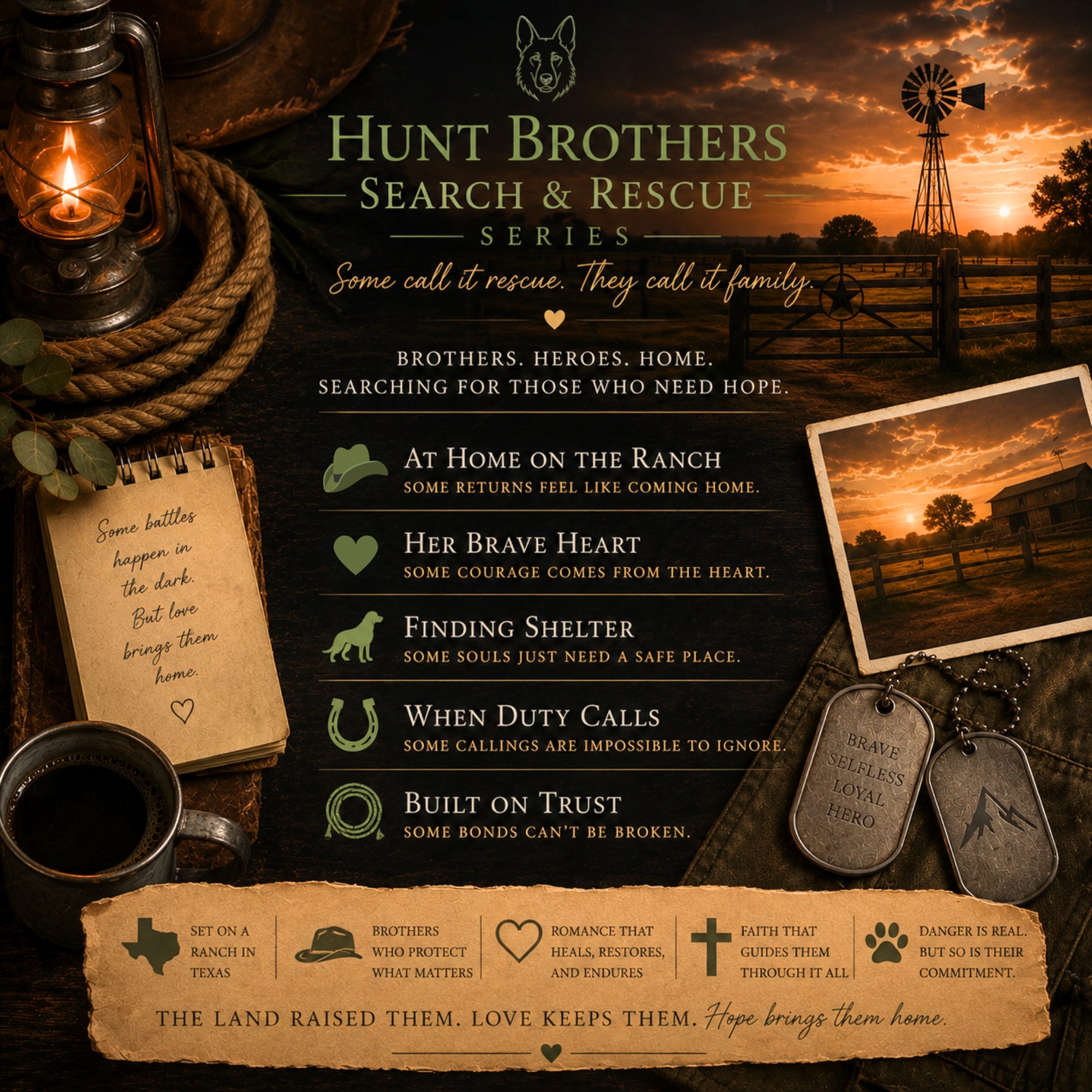Hunt Brothers 5 Book Bundle