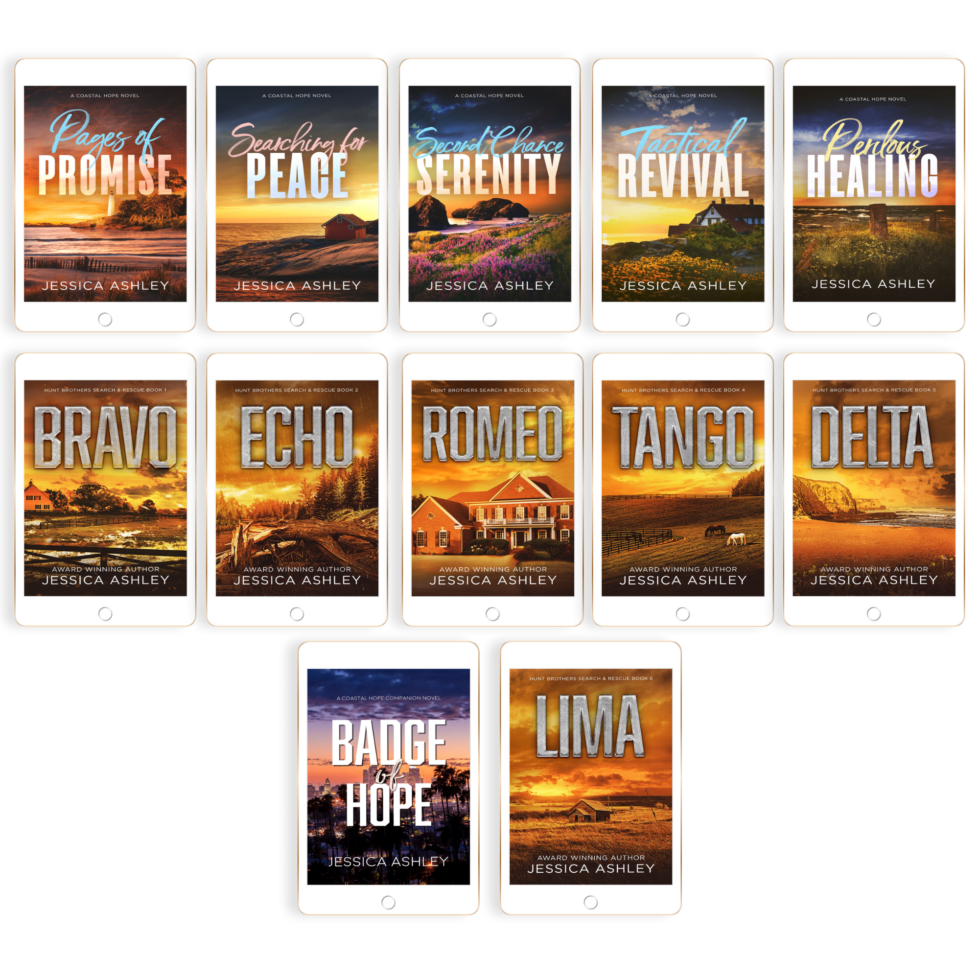 Ultimate Christian Romantic Suspense Bundle | 12 Books by Jessica Ashley