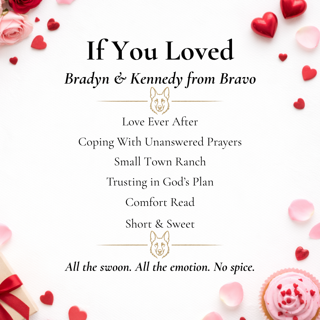 Promotional graphic for a book titled 'If You Loved' by Bradyn & Kennedy from Bravo, featuring romantic elements like roses and hearts.
