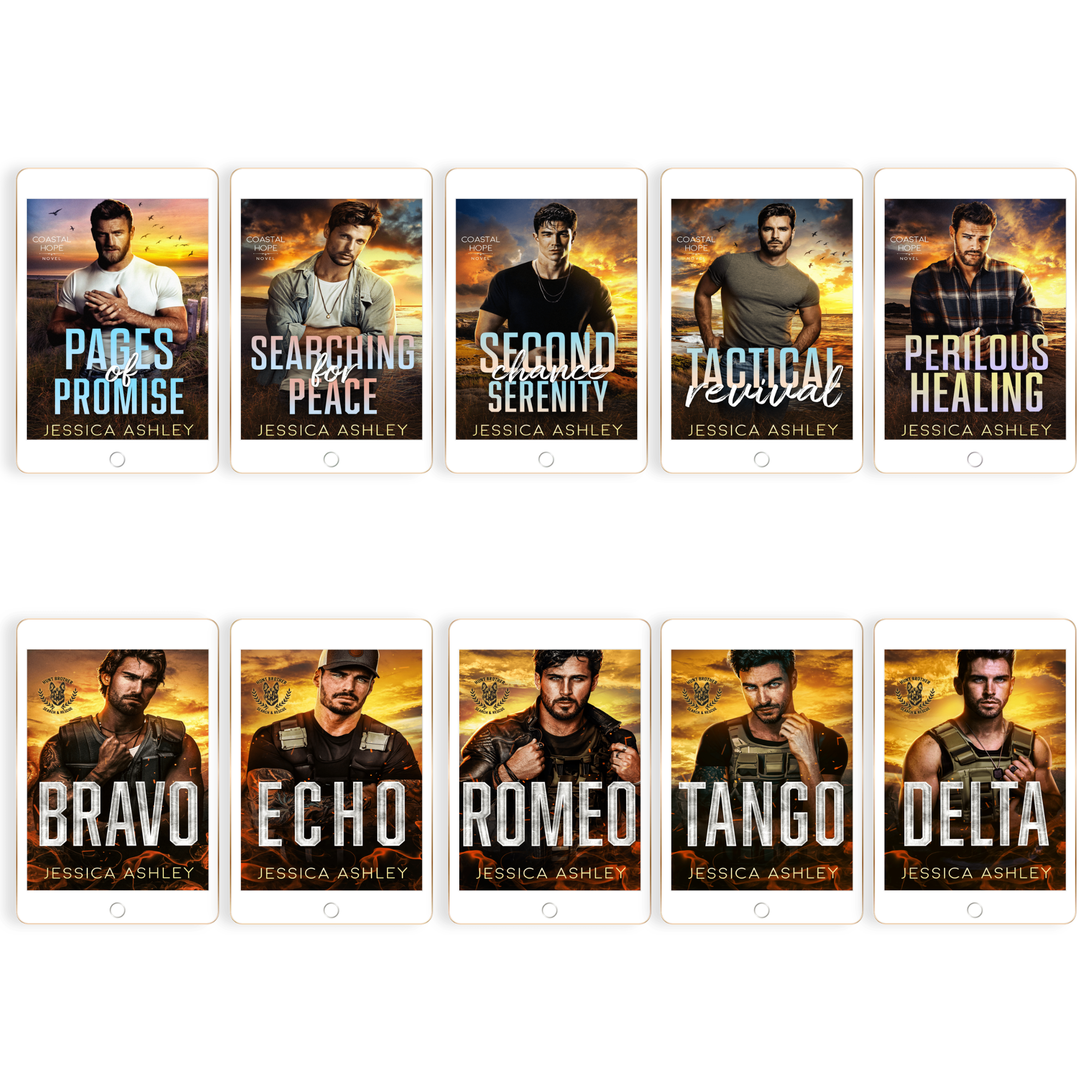 Christian Romantic Suspense 10-Book Bundle | Coastal Hope & Hunt Brothers Series