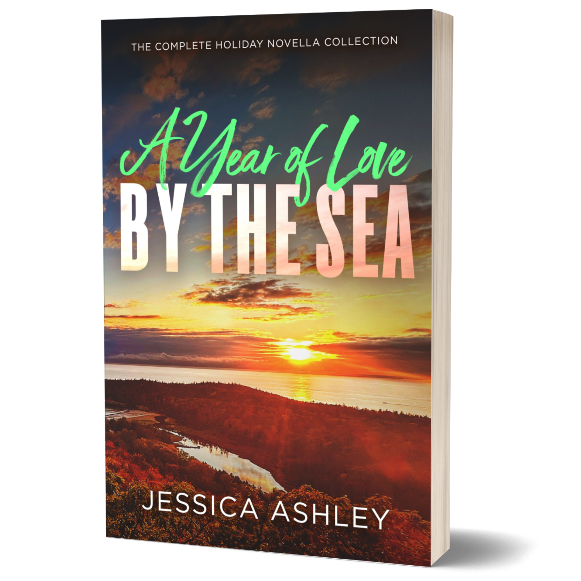 A Year of Love by the Sea Holiday Novella Collection Paperback 3D