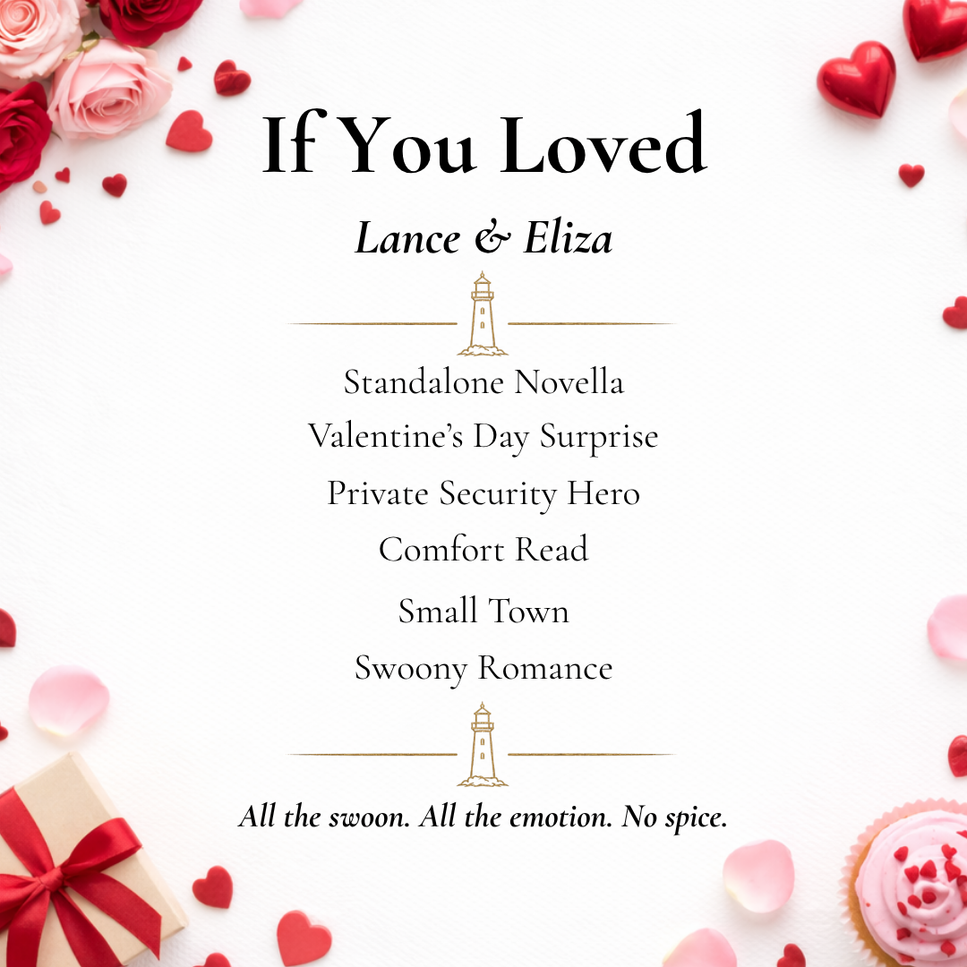 Coastal Valentine standalone novella, Valentine's Day surprise, novella about Lance and Eliza