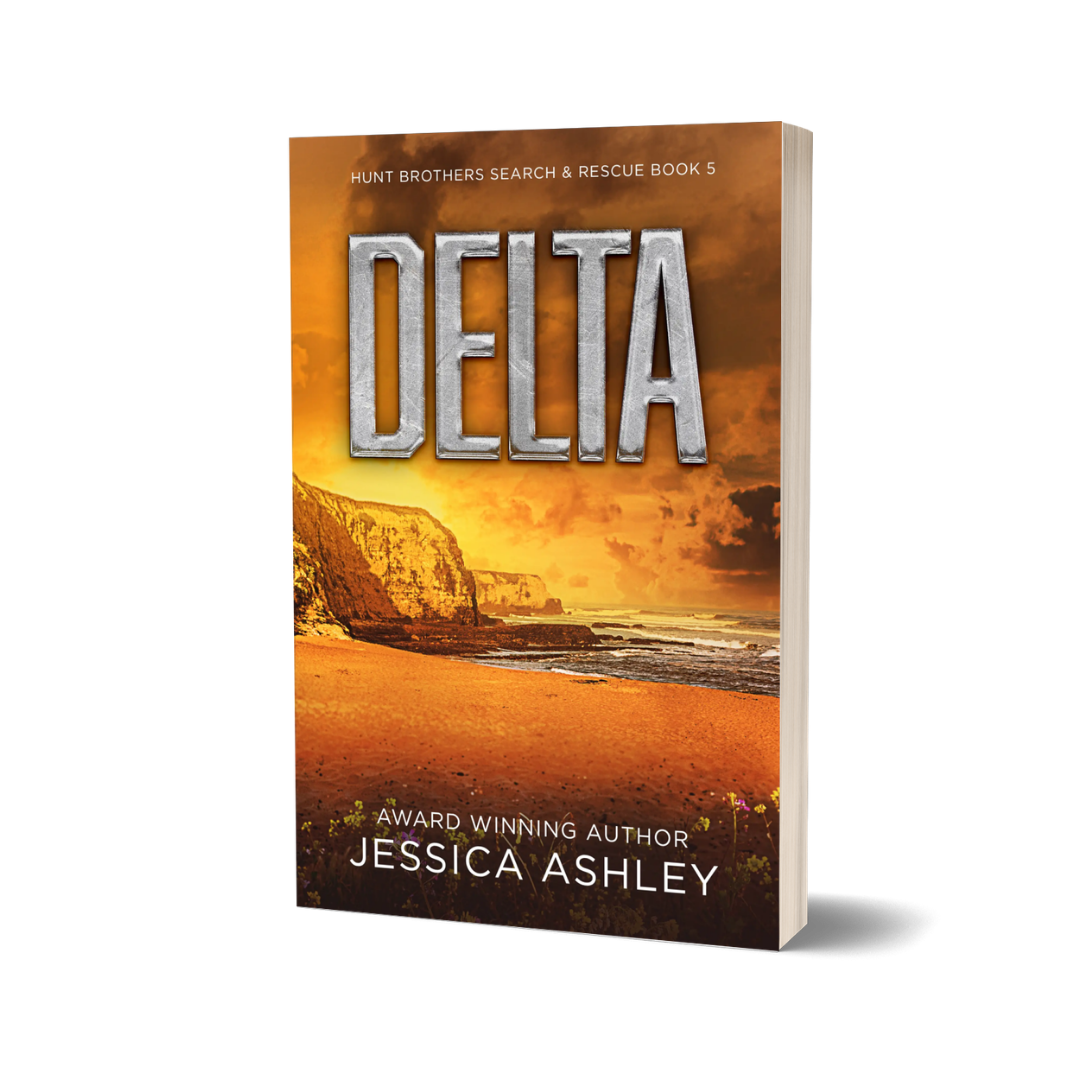 Book cover of 'Delta' by Jessica Ashley with a coastal scene on the cover.
