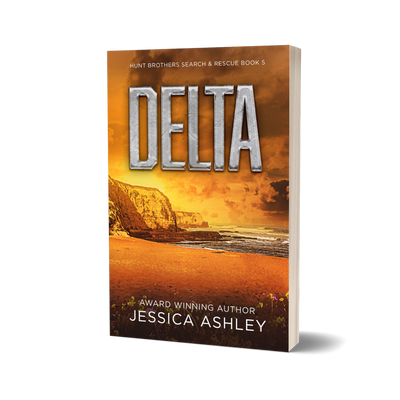 Book cover of 'Delta' by Jessica Ashley with a coastal scene on the cover.