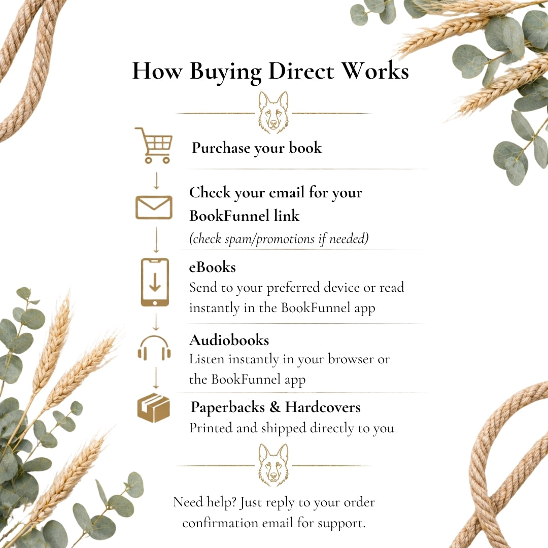 Step-by-step guide on how to buy books directly with decorative elements.