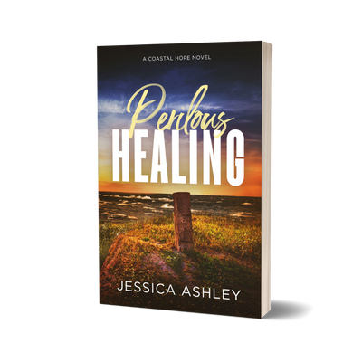 Book cover of 'Perilous Healing' by Jessica Ashley with a scenic background