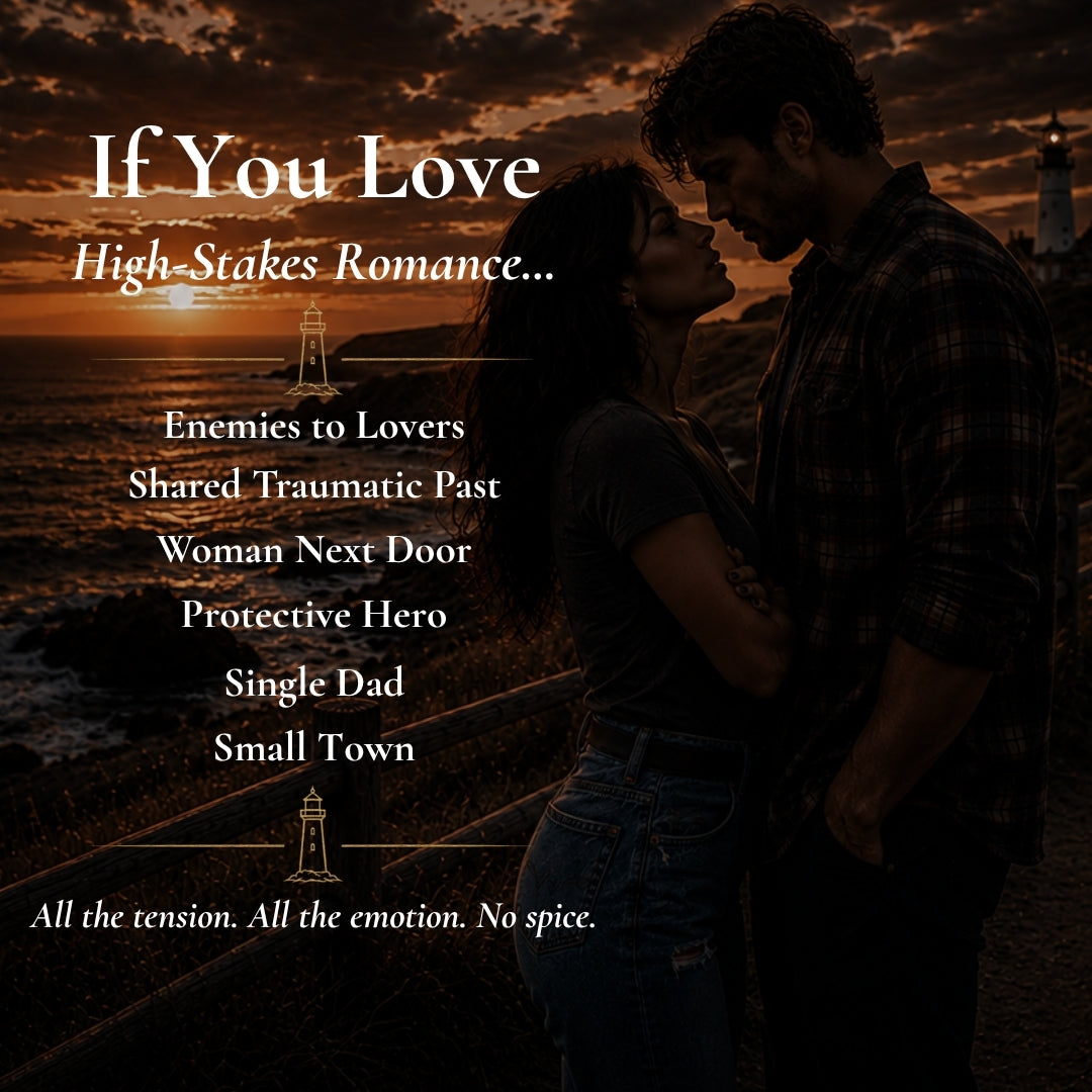 Rivals to romance, shared traumatic past, ,woman next door, protective hero, single dad, Perilous Healing tropes