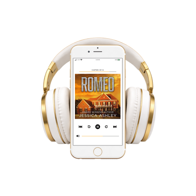 Romeo 3D Alternate Cover Audiobook with Headphones
