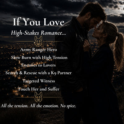 Romeo tropes enemies to lovers, slow burn with high tension search and rescue